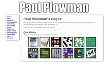 Tablet Screenshot of paulplowman.com